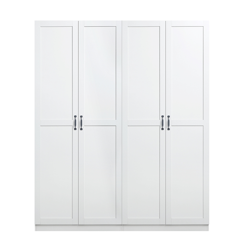 Manhattan Comfort Hopkins Storage Closet 3.0 from Engineered Wood in White