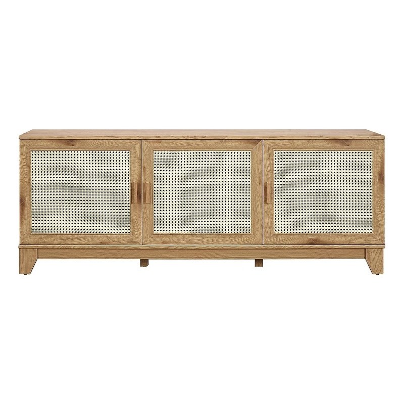 Manhattan Comfort Sheridan TV Stand from Engineered Wood in Natural