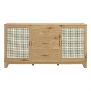 Manhattan Comfort Sheridan Sideboard Cabinet from Engineered Wood in Natural