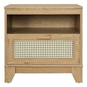 Manhattan Comfort Sheridan Nightstand from Engineered Wood in Natural