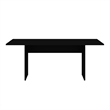Manhattan Comfort NoMad 67.91 Dining Table from Engineered Wood in Black