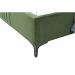 Manhattan Comfort Promenade Queen-Size Bed made from Solid Wood in Moss Green