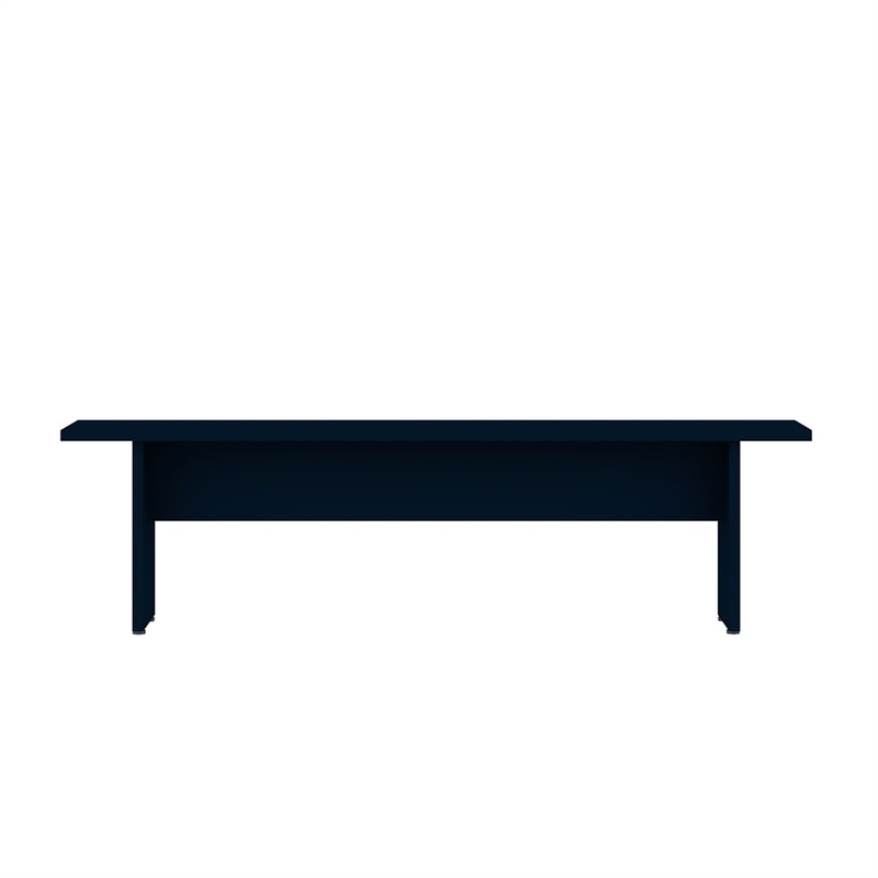 Manhattan Comfort NoMad 67.91 Dining Bench from Engineered Wood in Blue
