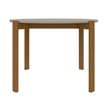 Manhattan Comfort Gales Round 46.54 Dining Table in Beige with Solid Wood Legs