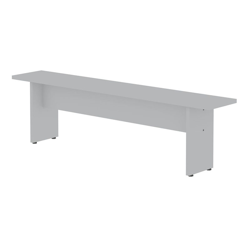 Manhattan Comfort NoMad 3-Piece Engineered Wood Dining Set in White