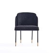 7-Piece Hathaway Round Solid Wood Dining Table with 6 Dining Chairs in Black