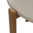 Manhattan Comfort Gales End Table from Engineered Wood in Beige