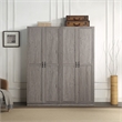 Hopkins Storage Closet from Engineered Wood 3.0 in Gray - Set of 2