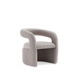 Manhattan Comfort Corvette Dining Chairs with Solid Wood Base in Dove - Set of 2