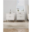 DUMBO 2.0 Nightstand from Engineered Wood in White - Set of 2