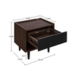 Duane 4 Piece Living Room Set Sideboard TV Stand Coffee Table End Table in Black