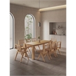 9-Piece Rockaway Dining Set from Solid Wood with 8 Hamlet Side and Arm Chairs