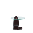 Artesia 2-Piece Modern Coffee Table and End Table Set in Dark Walnut