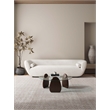 Manhattan Comfort Artesia Modern Coffee Table with Solid Wood Base - Dark Walnut
