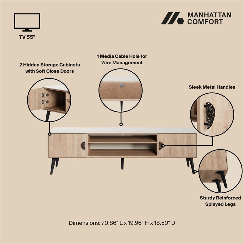 Manhattan Comfort Haley 70.9