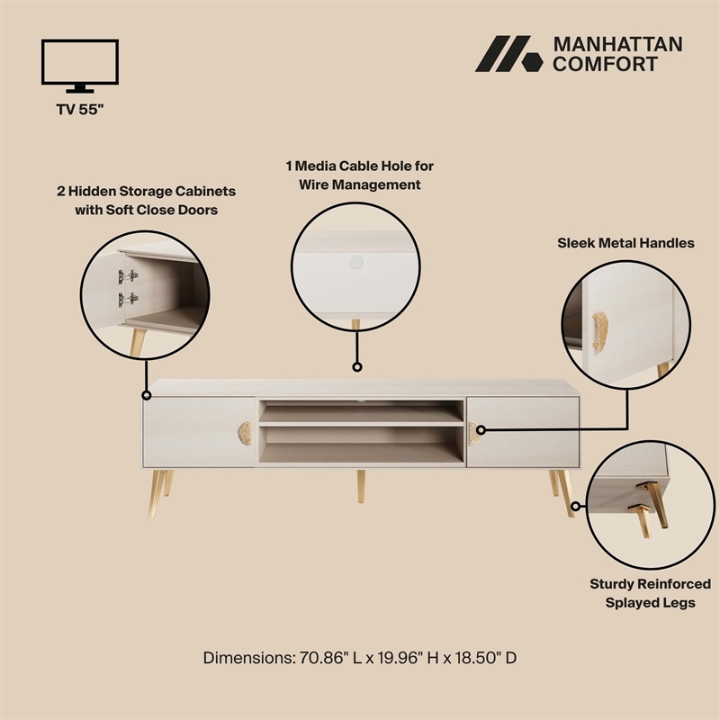 Manhattan Comfort Haley 70.9