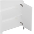 Abbey Accent Cabinet in White made from Engineered Wood