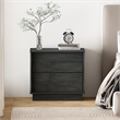 Horizon Nightstand in Charcoal Grey made from Engineered Wood