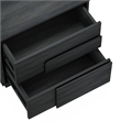 Horizon Nightstand in Charcoal Grey made from Engineered Wood