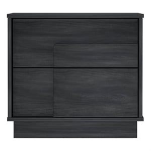 Horizon Nightstand in Charcoal Grey made from Engineered Wood