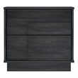 Horizon Nightstand in Charcoal Grey made from Engineered Wood