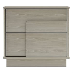 Horizon Nightstand in Whitewashed Oak made from Engineered Wood