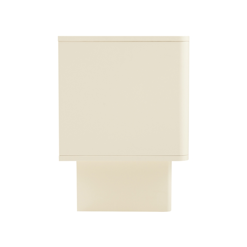 Ella Nightstand in Cream made from Engineered Wood