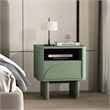 Ella Nightstand in Sage Green made from Engineered Wood