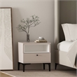 Amara Nightstand in Pale Rose and White made from Engineered Wood