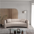 Manhattan Comfort Sylvia Sofa in Gold Dust with frame made from Solid Wood
