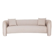 Manhattan Comfort Sylvia Sofa in Gold Dust with frame made from Solid Wood