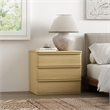 Molly Modern Nightstand with 3 Drawers in Natural Oak