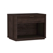 Evelyn Modern 32 Nightstand 2.0 with 1 Full Extension Drawer in Brown