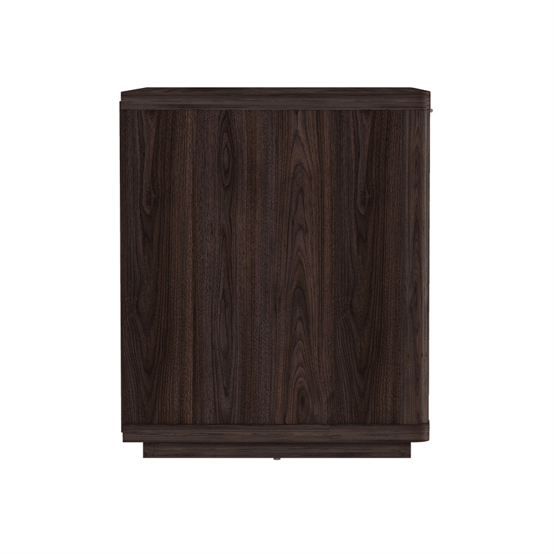 Evelyn Modern 32 Nightstand 2.0 with 1 Full Extension Drawer in Brown