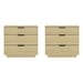 Natural Oak and Black