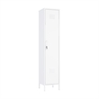 2-Piece Naomi Accent & Storage Cabinets with 8 Adjustable Shelves in White