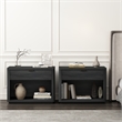 Evelyn Modern 32 Gray Nightstand 2.0 with 2 Full Extension Drawers - Set of 2