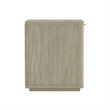 Evelyn Modern Nightstand with Full Extension Drawer in Natural (Set of 2)