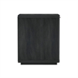 Evelyn Modern Nightstand with 1 Full Extension Drawer in Charcoal Grey