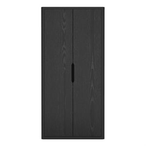Rivington Modern 38&quot Bookcase Cabinet in Black (5-Shelf)