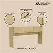 Linda Modern Console Table in Natural Oak