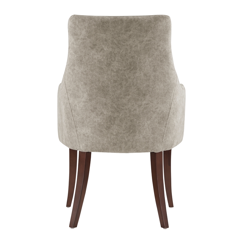 Connie Modern 6-Piece Dining Chair Set in Taupe