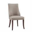Connie Modern 6-Piece Dining Chair Set in Taupe