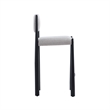 Lennor Mid-Century Modern Boucle Metal Counter Stool in Champagne
