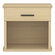 Clifford Traditional Nightstand in Natural Oak (1-Drawer)