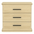 Clifford Traditional Nightstand in Natural Oak (3-Drawer)