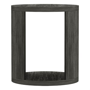 Alure Contemporary 20&quot  End Table in Charcoal