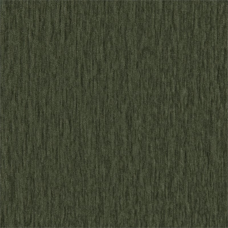 Beever Modern Chenille Wood Armchair in Forest Green