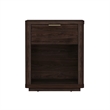 Evelyn Modern 2-Piece Dresser and Nightstand in Brown