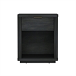 Evelyn Modern 2-Piece Dresser and Nightstand in Charcoal Gray